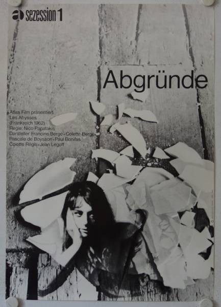 Abgründe originales deutsches Filmplakat